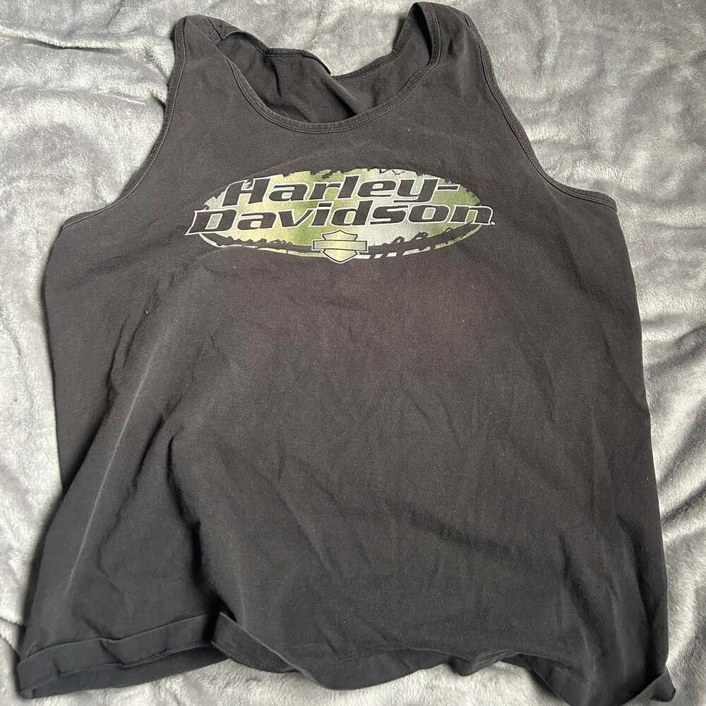 Vintage Harley-Davidson Eagle Tank Top - Oak Lawn IL